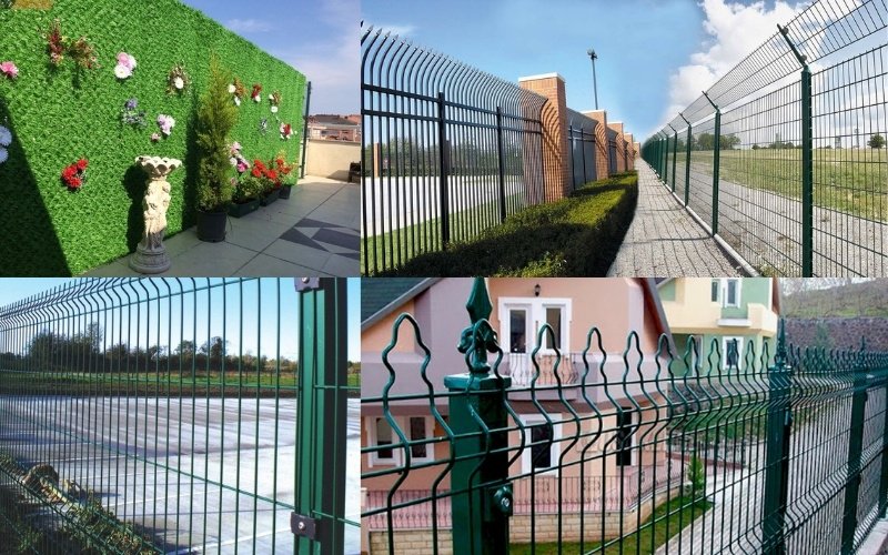bahçe panel çit montajı
